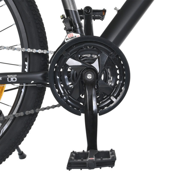 Велосипед SKD75 MTB 2605-1, 26 дюймів, сталева рама 16 Sunrun 24SP чорний (MTB 2605-1)