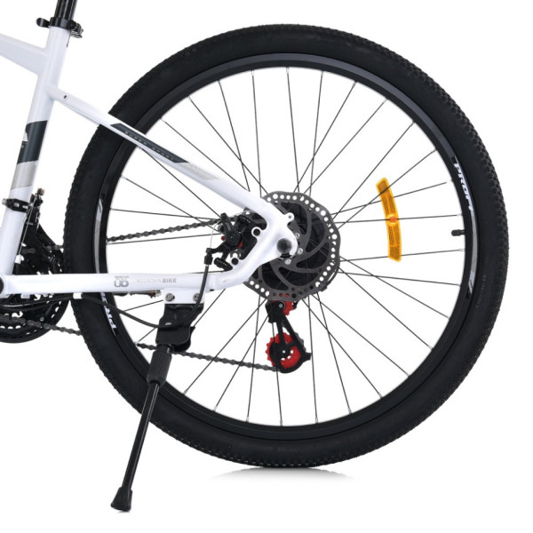 Велосипед SKD75 MTB 2605-2, 26 дюймів, сталева рама 16 Sunrun 24SP білий (MTB 2605-2)