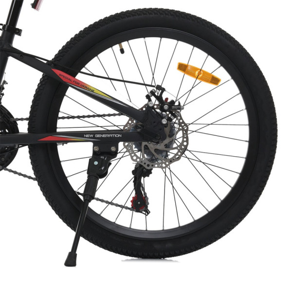 Велосипед MTB2601-2, 26 дюймів, алюмінієва рама 13 Shimano 21SP чорний (MTB2601-2)