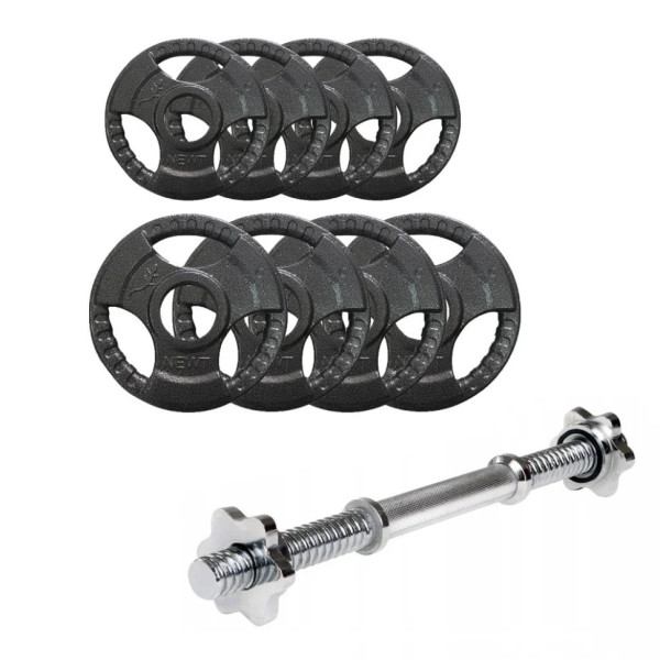 Гантель набірна металева Home Profi TI-968-17, 16,5 кг (TI-968-17)