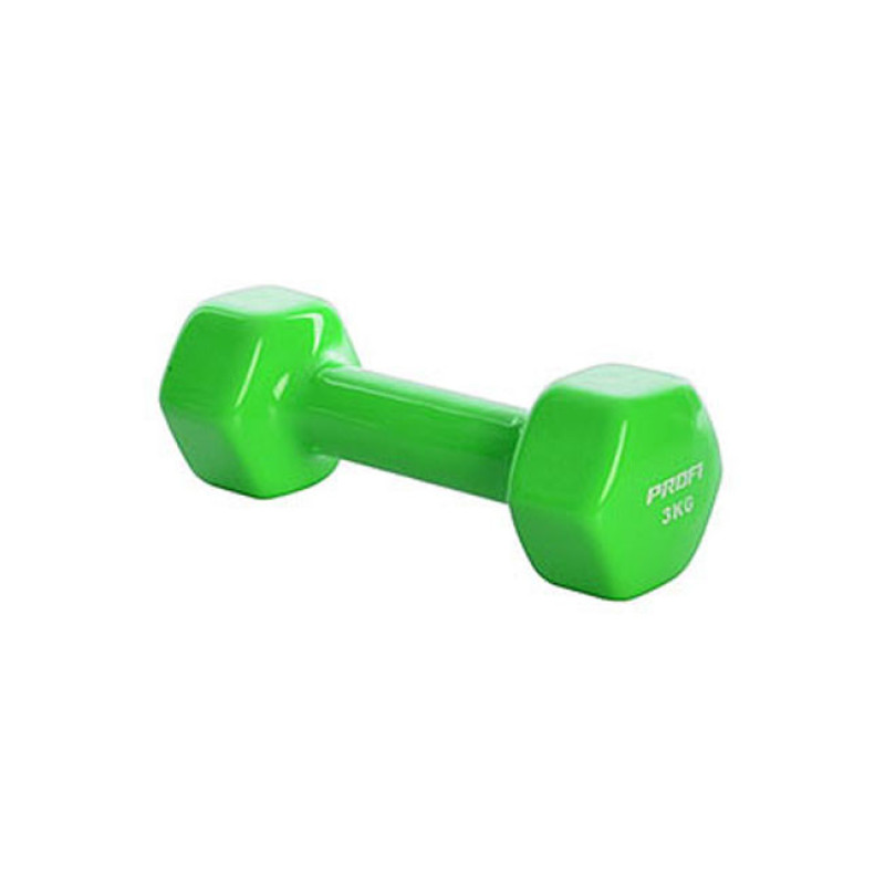 Гантель с виниловым покрытием Profi M 0291, 3кг