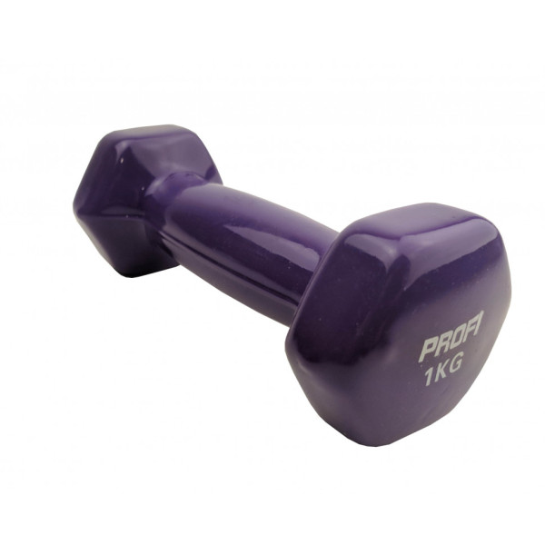 Гантель з вініловим покриттям M 0289, 1кг