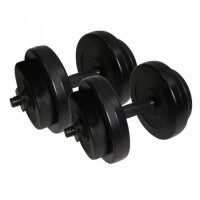 Гантелі складальні композитні в пластиковій оболонці Rock Pro 2 шт по 8 кг NE-PL-G-008-2 (NE-PL-G-008-2)