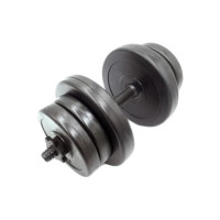 Гантель складальна композитна в пластиковій оболонці Rock pro 11 кг NE-PL-G-011 (NE-PL-G-011)