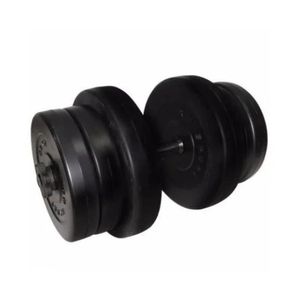 Гантель складальна композитна в пластиковій оболонці Rock pro 20,5 кг NE-PL-G-020 (NE-PL-G-020)