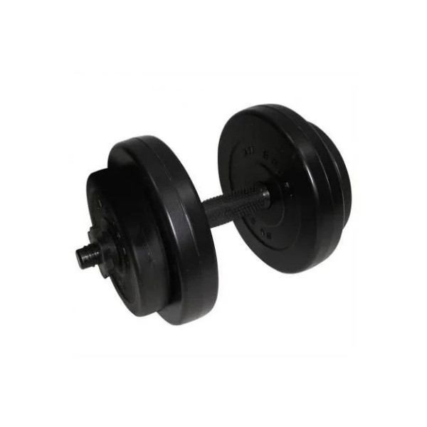 Гантель складальна композитна в пластиковій оболонці Rock pro 8 кг NE-PL-G-008 (NE-PL-G-008)