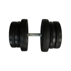 Гантель складальна композитна в пластиковій оболонці Rock Pro-R 21,5 кг NE-PL-R-021 (NE-PL-R-021)