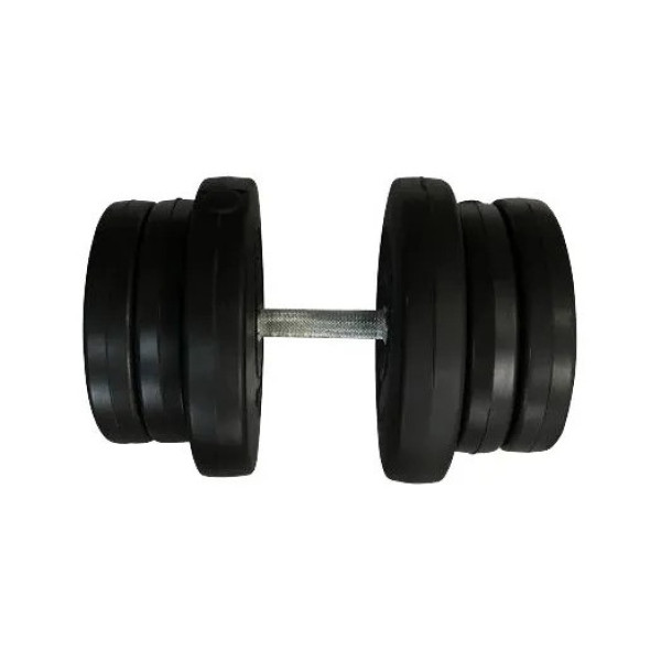 Гантель складальна композитна в пластиковій оболонці Rock Pro-R 21,5 кг NE-PL-R-021 (NE-PL-R-021)