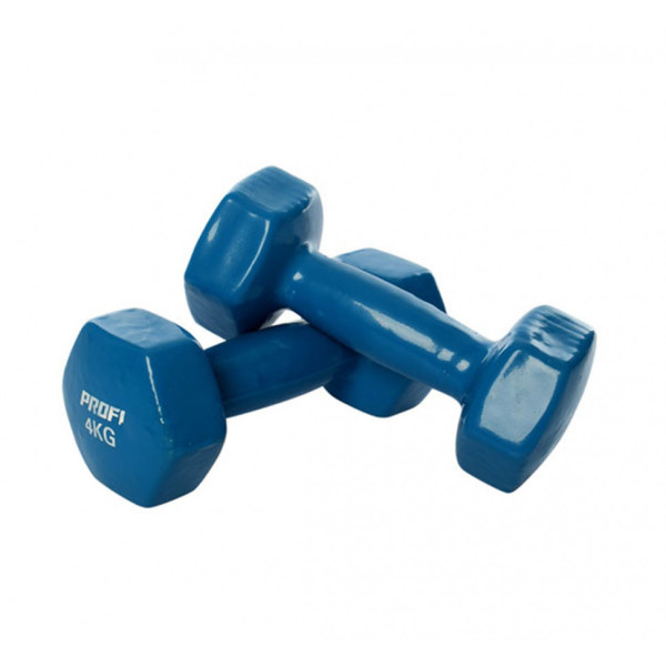 Гантель 4 кг MS 3279 з вініловим покриттям