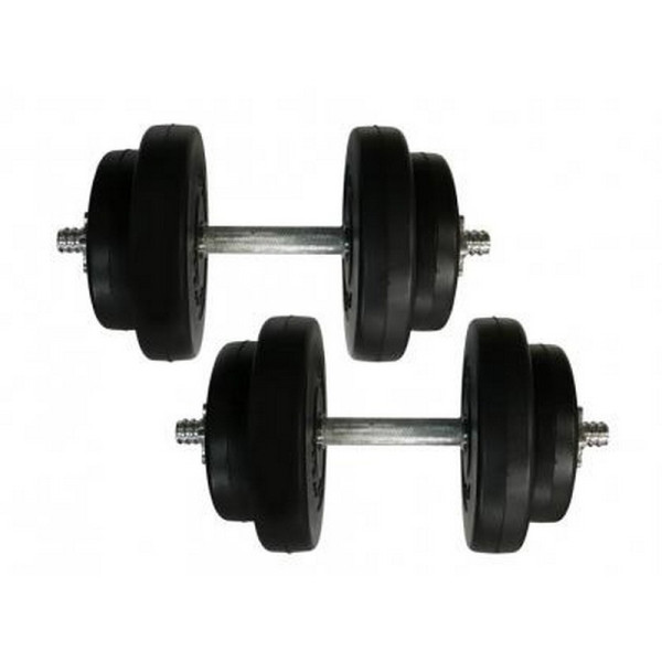 Гантелі набірні композитні Rock Pro-R NE-PL-R-009-2, 2 шт по 9 кг (NE-PL-R-009-2)