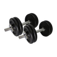 Гантелі складальні литі 2 шт по 10 кг TI-968-746-5 (TI-968-746-5)