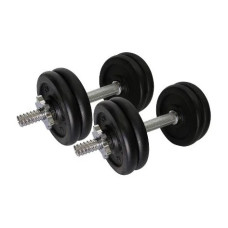 Гантелі складальні литі 2 шт по 10 кг TI-968-746-5 (TI-968-746-5)