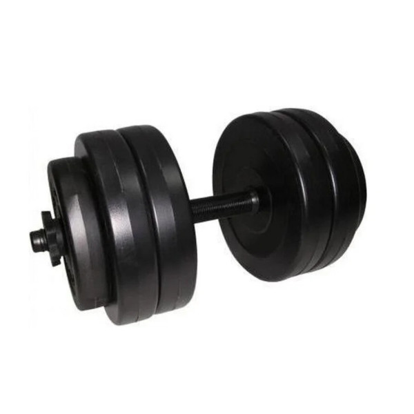 Гантель складальна композитна в пластиковій оболонці Rock pro 13 кг NE-PL-G-013 (NE-PL-G-013)