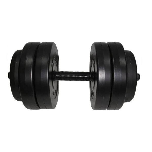 Гантель складальна композитна в пластиковій оболонці Rock pro 13 кг NE-PL-G-013 (NE-PL-G-013)