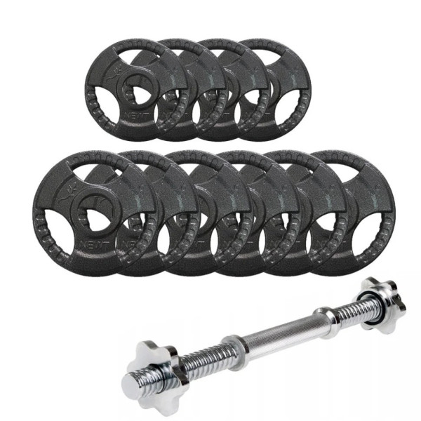 Гантель набірна металева Home Profi TI-968-21, 21 кг (TI-968-21)