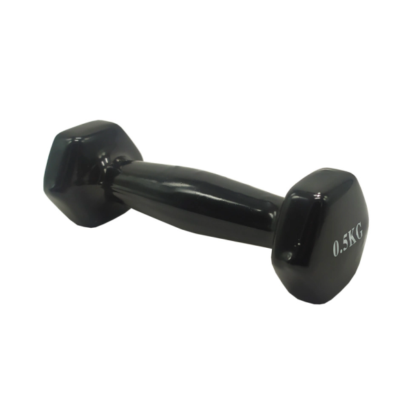 Гантель з вініловим покриттям M 0288, 0,5 кг