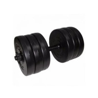 Гантель складальна композитна в пластиковій оболонці Rock pro 15,5 кг NE-PL-G-015 (NE-PL-G-015)