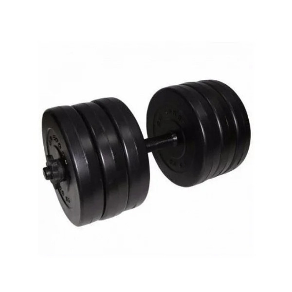 Гантель складальна композитна в пластиковій оболонці Rock pro 15,5 кг NE-PL-G-015 (NE-PL-G-015)