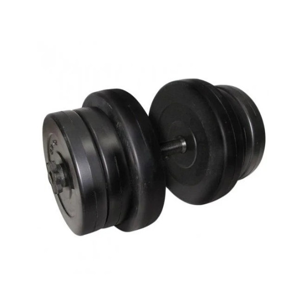 Гантель складальна композитна в пластиковій оболонці Rock pro 25,5 кг NE-PL-G-025 (NE-PL-G-025)