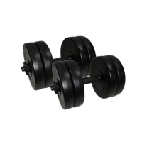 Гантелі складальні композитні в пластиковій оболонці Rock Pro 2 шт по 10,5 кг NE-PL-G-010-2 (NE-PL-G-010-2)