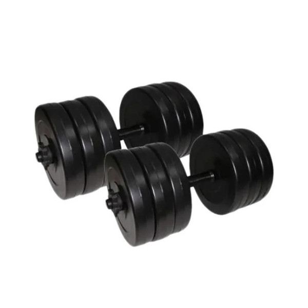 Гантелі складальні композитні в пластиковій оболонці Rock Pro 2 шт по 15,5 кг NE-PL-G-015-2 (NE-PL-G-015-2)