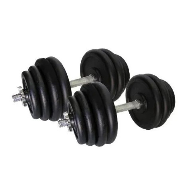 Гантелі складальні литі Home 2 шт по 31,5 кг TI-968-745-31-1-2 (TI-968-745-31-1-2)