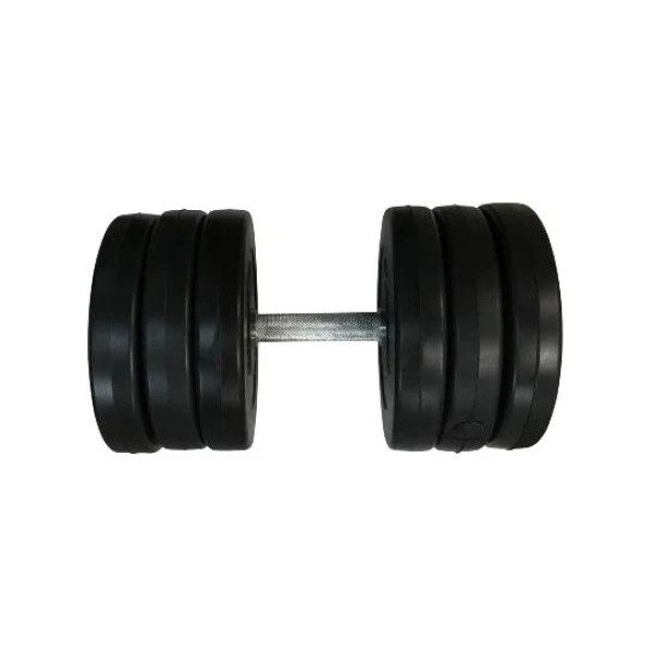 Гантель складальна композитна в пластиковій оболонці Rock Pro-R 16,5 кг NE-PL-R-016 (NE-PL-R-016)