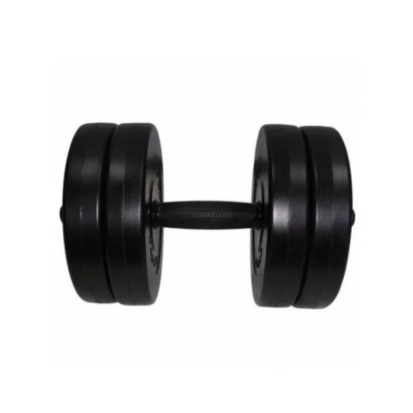 Гантель складальна композитна в пластиковій оболонці Rock pro 10,5 кг NE-PL-G-010 (NE-PL-G-010)