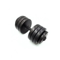 Гантель складальна композитна в пластиковій оболонці Rock pro 19 кг NE-PL-G-019 (NE-PL-G-019)