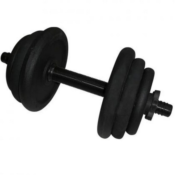 Гантель набірна лита NE-300-GP013, 12,5 кг, чорний (NE-300-GP013)