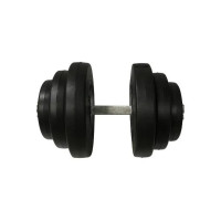 Гантель складальна композитна в пластиковій оболонці Rock Pro-R 19,5 кг NE-PL-R-019 (NE-PL-R-019)