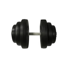 Гантель складальна композитна в пластиковій оболонці Rock Pro-R 19,5 кг NE-PL-R-019 (NE-PL-R-019)