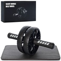 Тренажер для мышц пресса Колесо MS 3728 двойное Тренажер для мышц пресса Колесо MS 3728 двойное