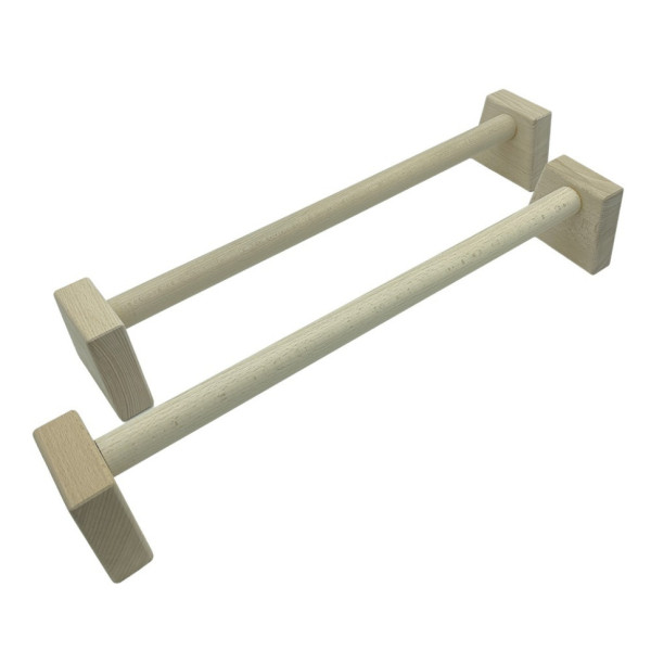 Паралетси, упори для віджимання дерев'яні Wood Gym Push Up NE-WD-60 з бука 50 см 2 шт (NE-WD-60)