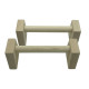 Паралетси, упори для віджимання дерев'яні Wood Gym Push Up NE-WD-30 з бука 30 см 2 шт (NE-WD-30)