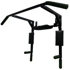 Турнік-бруси настінний "Iron" NE-TR-3B 3 в 1 з м'якими ручками чорний (NE-TR-3B)