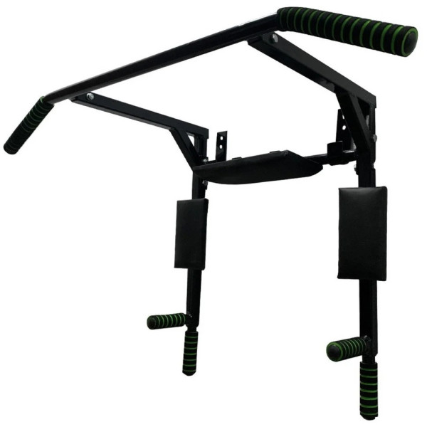 Турнік-бруси настінний "Iron" NE-TR-3B 3 в 1 з м'якими ручками чорний (NE-TR-3B)