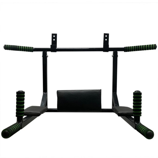 Турнік-бруси настінний "Iron" NE-TR-3B 3 в 1 з м'якими ручками чорний (NE-TR-3B)