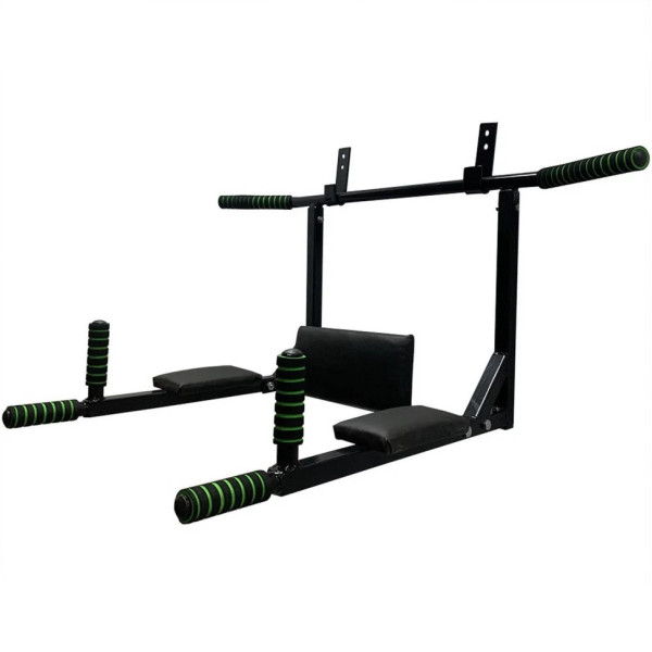 Турнік-бруси настінний "Iron" NE-TR-3B 3 в 1 з м'якими ручками чорний (NE-TR-3B)