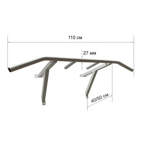 Турнік настінний Wide Pro білий NE-TR-16W (NE-TR-16W)