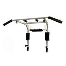 Турнік-бруси настінний Iron 4 в 1 з м'якими ручками білий NE-TR-4W (NE-TR-4W)