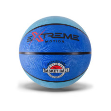 М'яч баскетбольний Extreme Motion BB1485 № 7, 520 грам Блакитний (BB1485(Blue))
