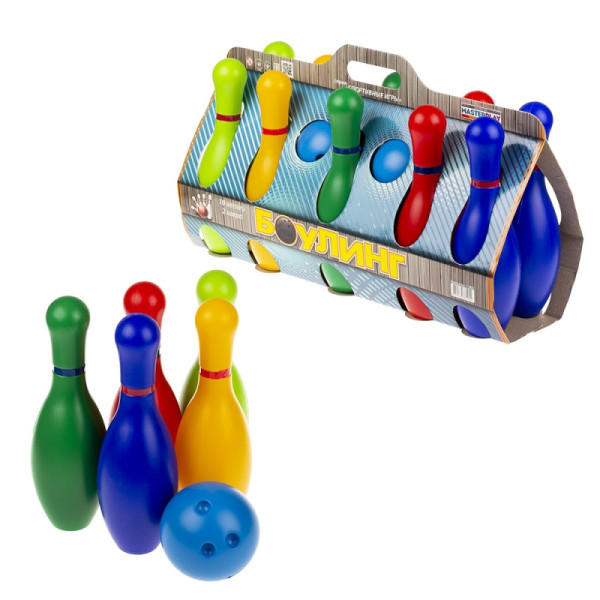 Ігровий набір для боулінгу "Кеглі 10" кеглі - 10 шт, куля - 2 шт
