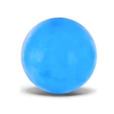 Детский резиновый мяч PB25119(Blue) голубой, 22 см, 70 грамм(PB25119(Blue))