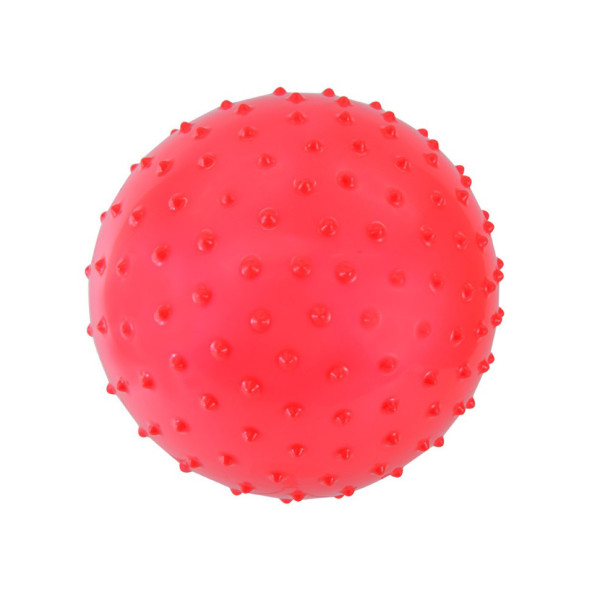 М'ячик дитячий з шипами MB0112 гумовий 18 см, 58 грам Червоний (MB0112(Red))