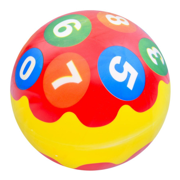 Дитячий м'яч "Цифри" MS 3733(Red) 9 дюймів (MS 3733(Red))