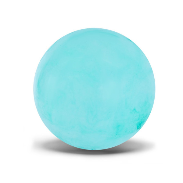 Детский резиновый мяч PB25119(Turquoise) бирюзовый, 22 см, 70 грамм(PB25119(Turquoise))