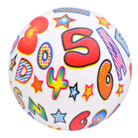 Детский мяч "Цифры" MS 3733(White) 9 дюймов(MS 3733(White))