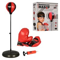 Дитячий боксерський набір на стійці M 1072 з рукавичками Дитячий боксерський набір на стійці M 1072 з рукавичками
