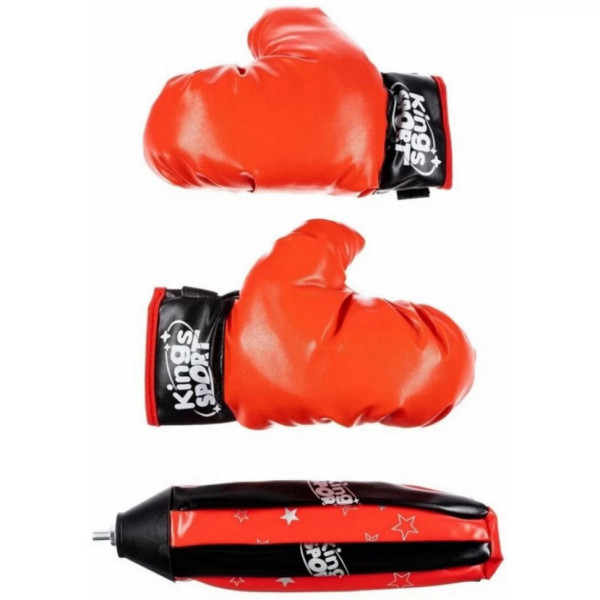 Боксерський набір BB114 надувна груша, 20 см, на стійці 80-110 см (BB114)